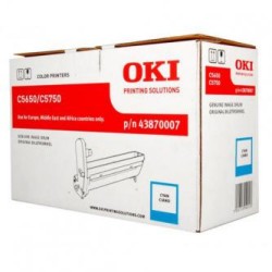 OKI oryginalny bęben 43870007, cyan, 20000s