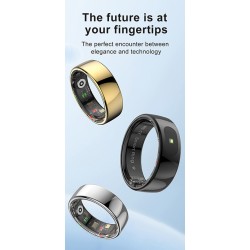 Powerton SMART RING PRO smart ring rozmiar 9, czarny