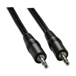 Audio Kabel Jack (3,5mm) M - Jack (3,5mm) M, 2.5m, czarna, EOL