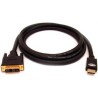 Video Kabel DVI (18+1) M - HDMI M, 5m, czarny, EOL