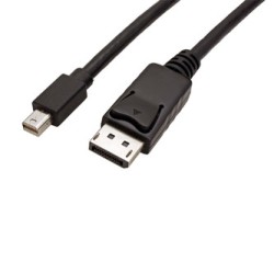 Video Kabel mini DisplayPort (M) - DisplayPort M, 2m, czarny, EOL