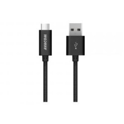 Avacom USB kabel (3.0), USB A M - USB C (M), 1m, czarny, blister, DCUS-TPC-100K