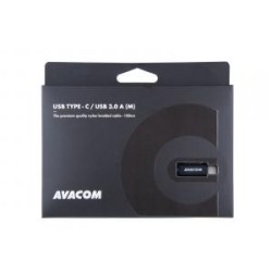 Avacom USB kabel (3.0), USB A M - USB C (M), 1m, czarny, blister, DCUS-TPC-100K