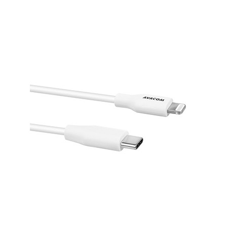 Avacom USB kabel (2.0), USB C (M) - Apple Lightning M, 1.2m, biały, certyfikat MFi