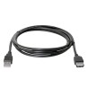 Przedłużacz USB (2.0), USB A M - USB A F, 1.8m, czarna, EOL