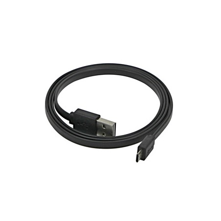Logo USB kabel (2.0), USB A (M) reversible - microUSB reversible (M), 1m, reversible, czarny, blister, EOL