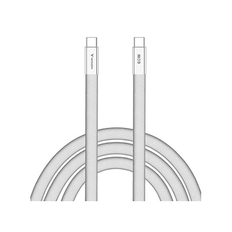 Verbatim kabel USB SoftTouch USB C (M) - USB C (M), 60W, 1.2m, Biały, box, 30274