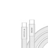 Verbatim kabel USB SoftTouch USB C (M) - USB C (M), 60W, 1.2m, Biały, box, 30274