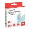 Verbatim USB-C kabel SoftTouch USB C (M) - USB C (M), 100W, 1.2m, niebieski, box, 30276