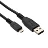 Logo USB kabel (2.0), USB A M - microUSB (M), 1.8m, czarny, blister
