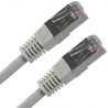 Przewód LAN FTP patchcord, Cat.5e, RJ45 M - RJ45 M, 1 m, chroniony, szary, economy, EOL