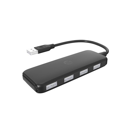 USB (2.0) hub 4-port, DHC-CT110C, czarny, Hewlett-Packard