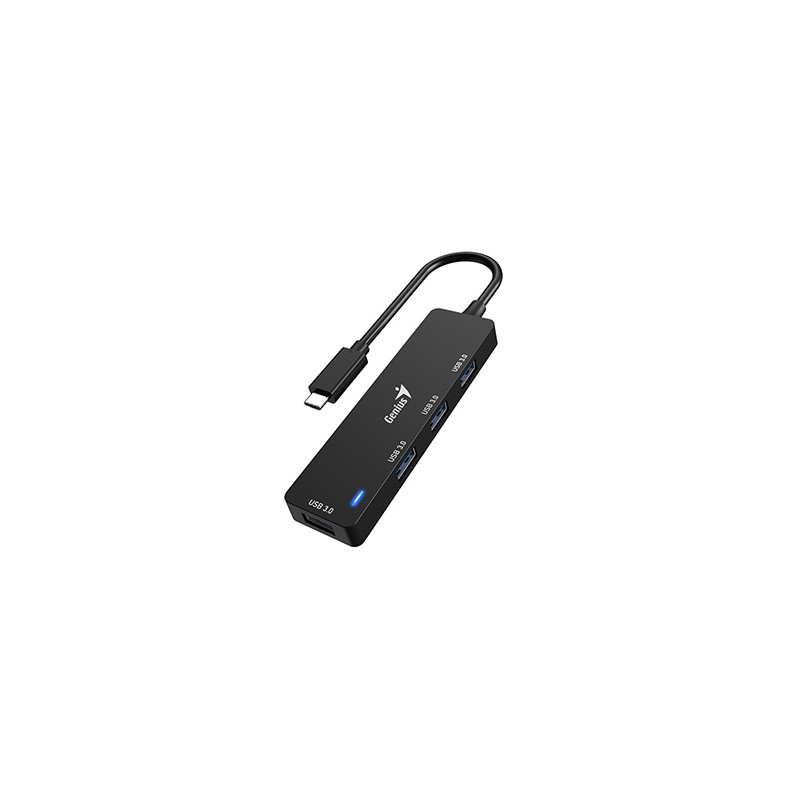 USB (3.0) hub 4-port, UH-400, czarny, Genius