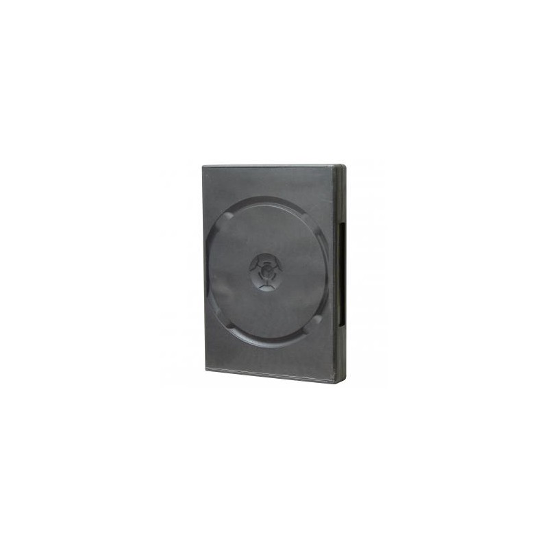 Box na 6 szt. DVD, czarny, 24mm