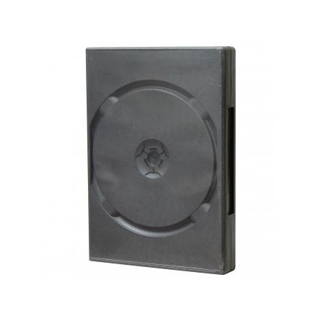 Box na 6 szt. DVD, czarny, 24mm