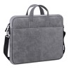 Torba na  notebook 15,6", SOLID, szara z imitacja skóry, Defender