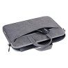 Torba na  notebook 15,6", SOLID, szara z imitacja skóry, Defender