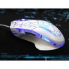 E-blue Mazer Pro Mysz przewodowa, biało-niebieska, 2500DPI, e-box