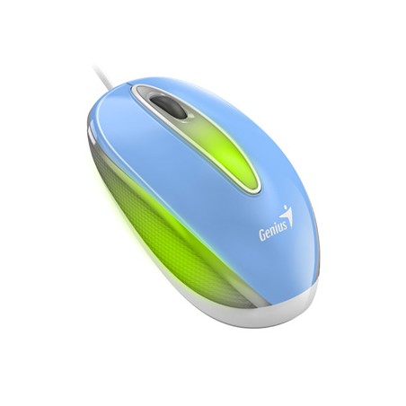 Genius DX-Mini Mysz przewodowa, niebieska, 1000DPI