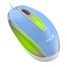 Genius DX-Mini Mysz przewodowa, niebieska, 1000DPI
