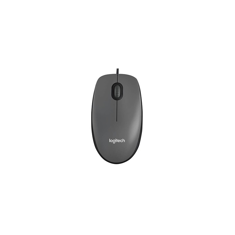 Logitech M90 Mysz przewodowa, szara, 1000DPI