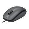 Logitech M90 Mysz przewodowa, szara, 1000DPI