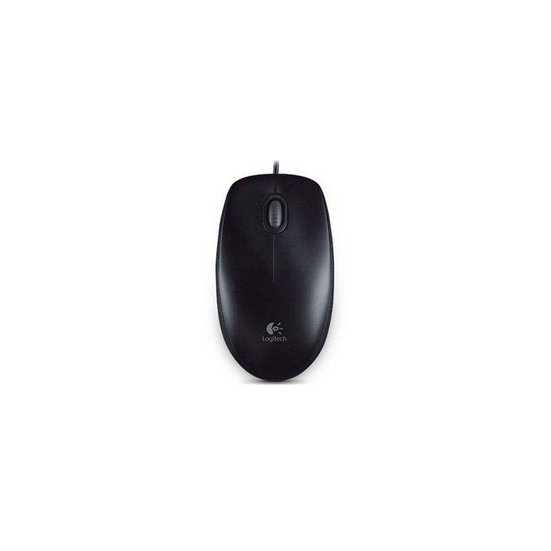 Logitech B100 Mysz przewodowa, czarna, 800DPI