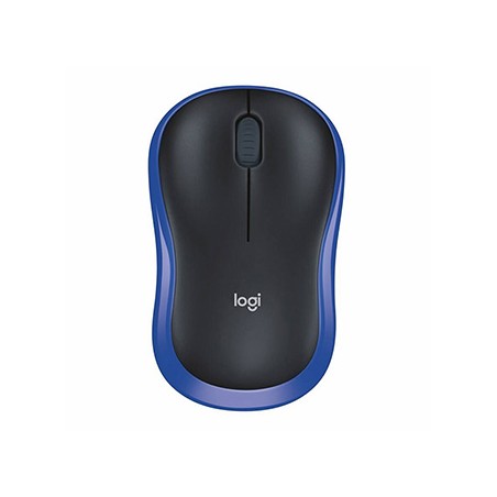 Logitech M185 Mysz bezprzewodowa, niebieska, 1000DPI