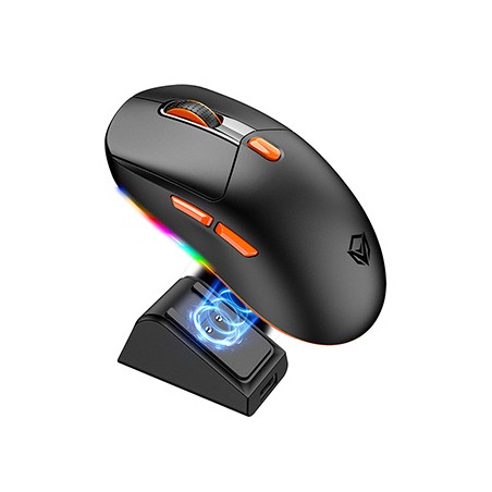 Meetion GW38 Mysz czarna, 8000DPI, Tri-Mode