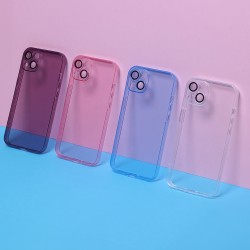 Nakładka Slim Color do iPhone 15 6,1&quot transparentna