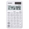 Casio Kalkulator SL 310 UC WE, biała, kieszonkowy, 10 miejsc, podwójne zasilanie