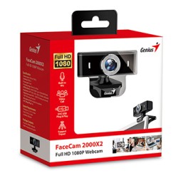 Genius FaceCam 2000X2 kamera web Full HD, czarna