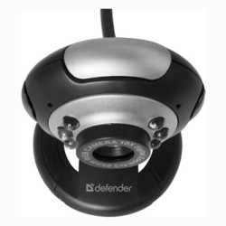 Defender C-110 Web kamera, czarno-szara 0.3 Mpix, USB 2.0, na notebook/LCD