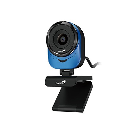 Genius Webcam FaceCam 1000X kamera web, niebieska HD 720P
