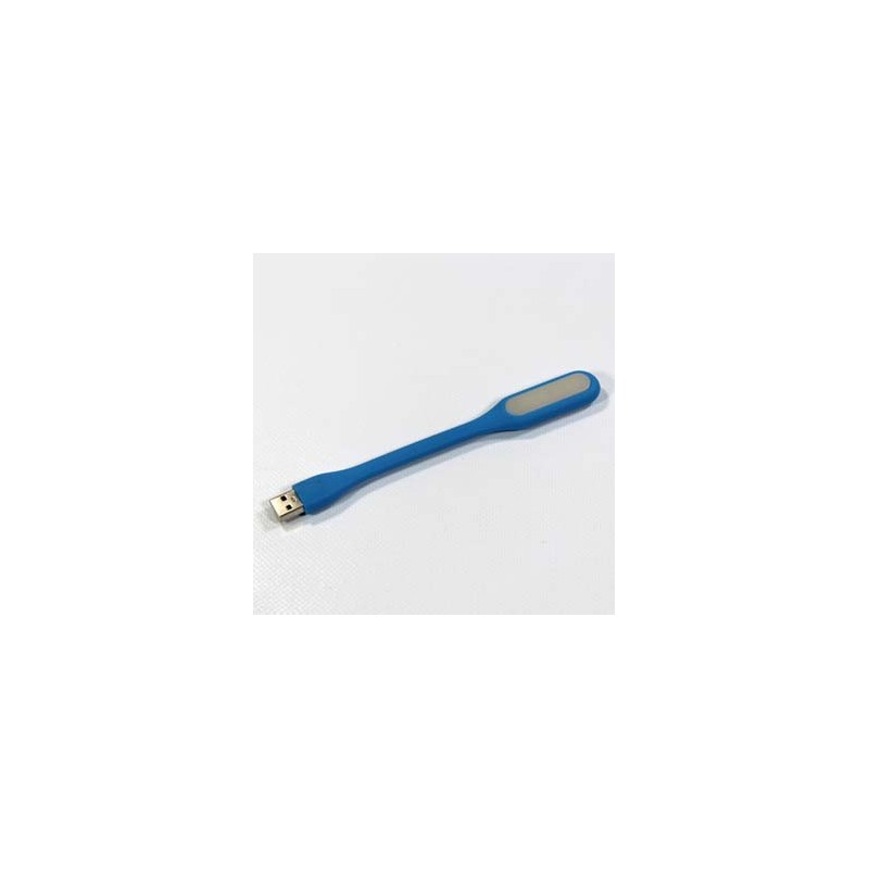 Lampka dla notebooka, gumowe, niebieskie, USB, LED, EOL