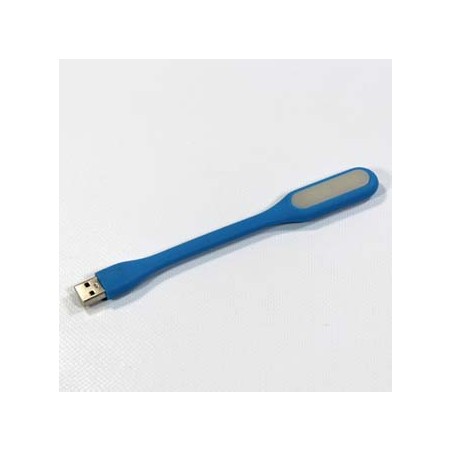 Lampka dla notebooka, gumowe, niebieskie, USB, LED, EOL