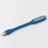 Lampka dla notebooka, gumowe, niebieskie, USB, LED, EOL