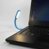 Lampka dla notebooka, gumowe, niebieskie, USB, LED, EOL