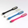 Lampka dla notebooka, gumowe, niebieskie, USB, LED, EOL