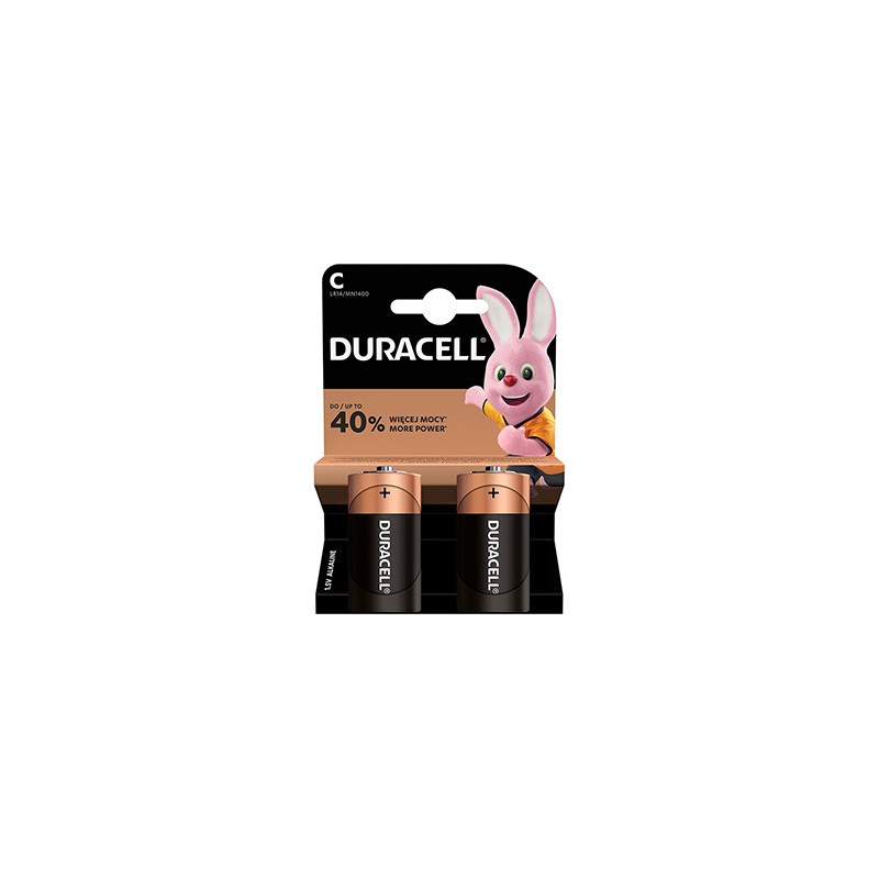 Duracell BASIC Jednorazowa alkaliczna baterie C, 2-pack