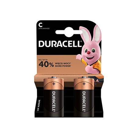 Duracell BASIC Jednorazowa alkaliczna baterie C, 2-pack