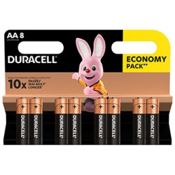 Duracell BASIC Jednorazowa alkaliczna baterie AA, 8-pack