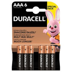 Duracell BASIC Jednorazowa alkaliczna baterie AAA, 6-pack