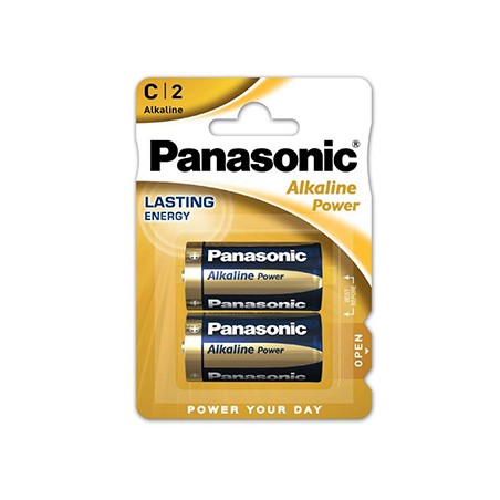 Panasonic Jednorazowa alkaliczna baterie C, 2-pack