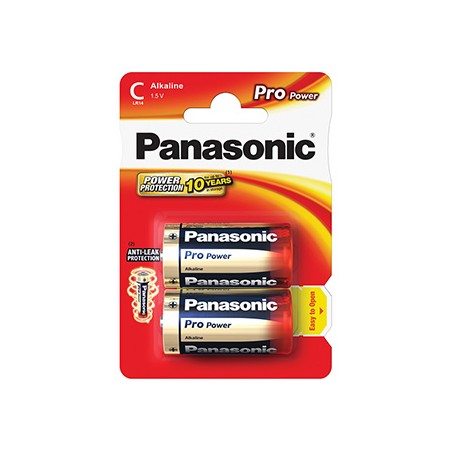 Panasonic Jednorazowa alkaliczna baterie C, 2-pack