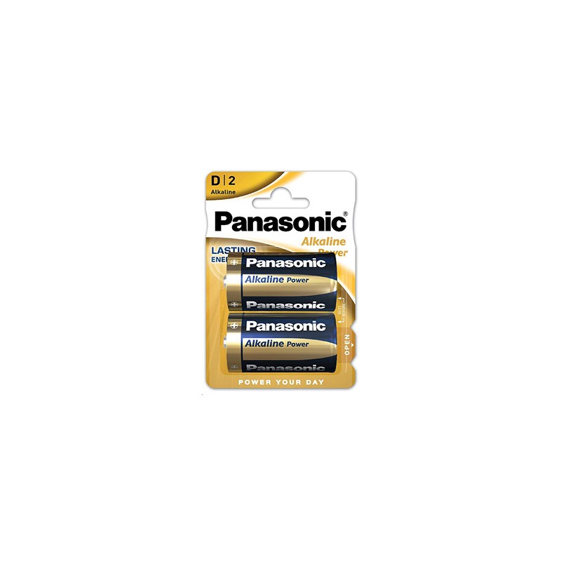 Panasonic Jednorazowa alkaliczna baterie D, 2-pack