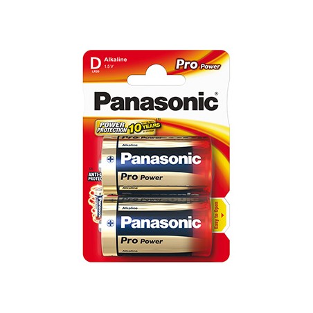 Panasonic Jednorazowa alkaliczna baterie D, 2-pack
