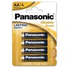 Panasonic Jednorazowa alkaliczna baterie AA, 4-pack