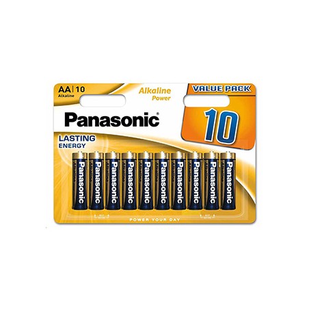 Panasonic Jednorazowa alkaliczna baterie AA, 10-pack