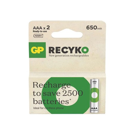 GP Akumulatorki Ni-MH baterie AAA, 2-pack